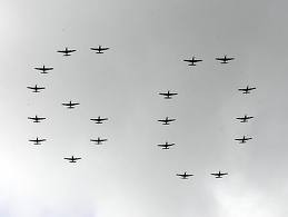 Fly-past for Her Majesty the Queen